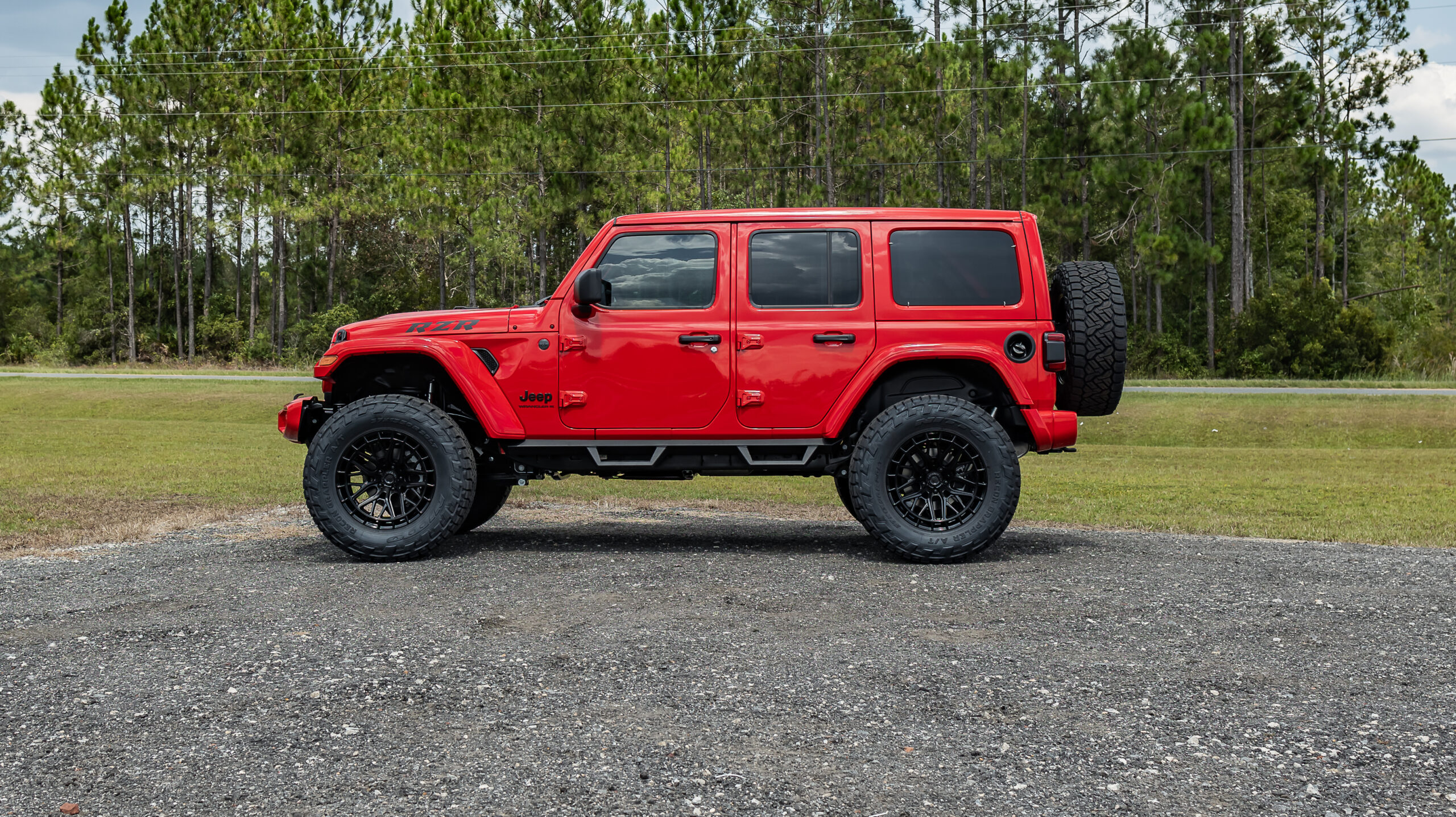 Jeep Wrangler RZR Red