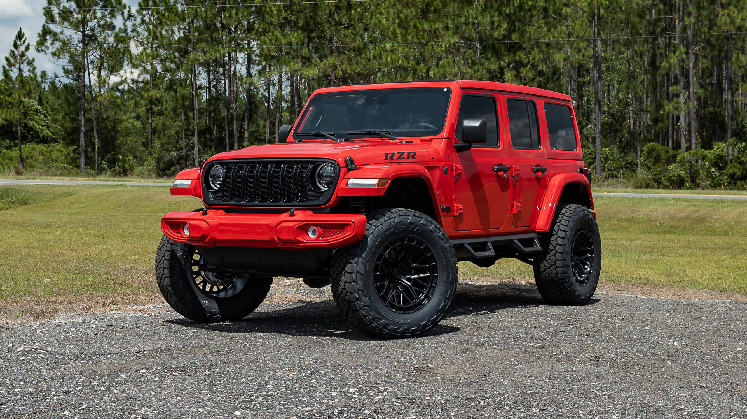 Jeep Wrangler RZR Red