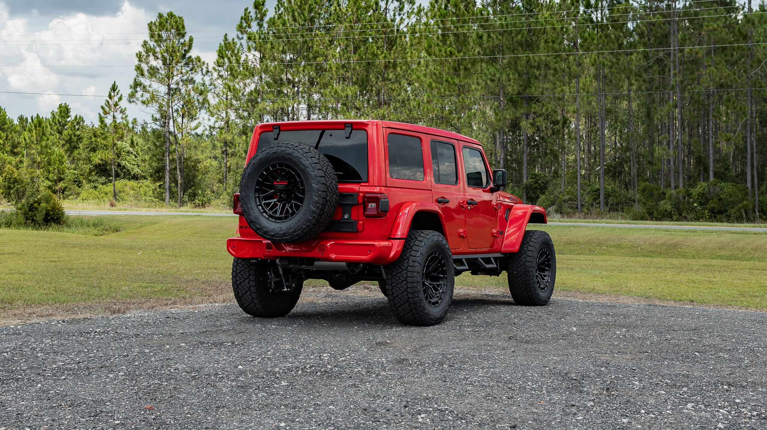 Jeep Wrangler RZR Red
