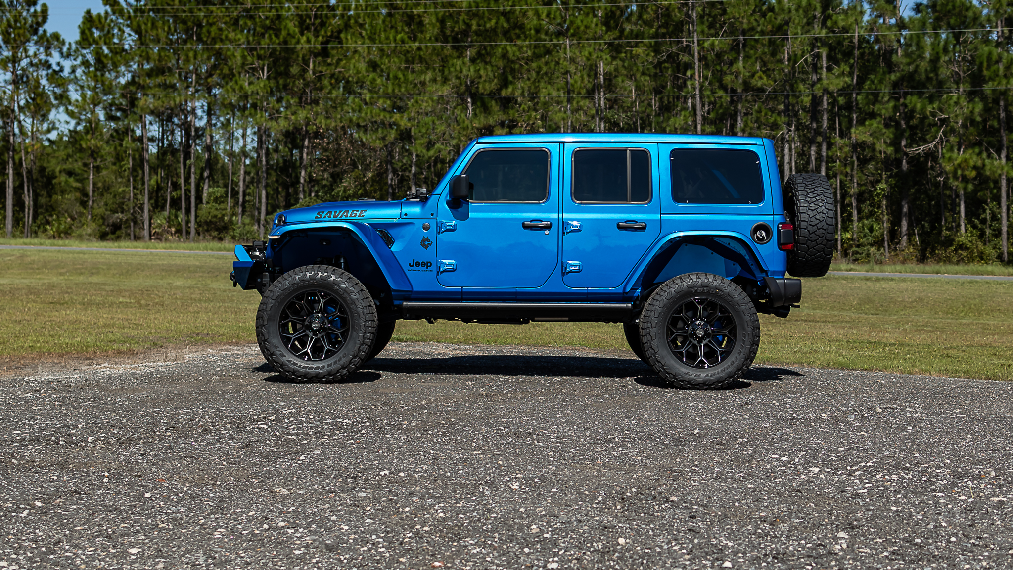 Jeep Wrangler Savage Blue